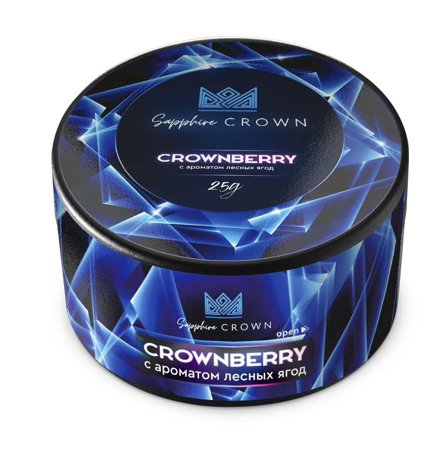 Табак для кальяна Sapphire Crown,с ароматом Crownberry, 25 грамм